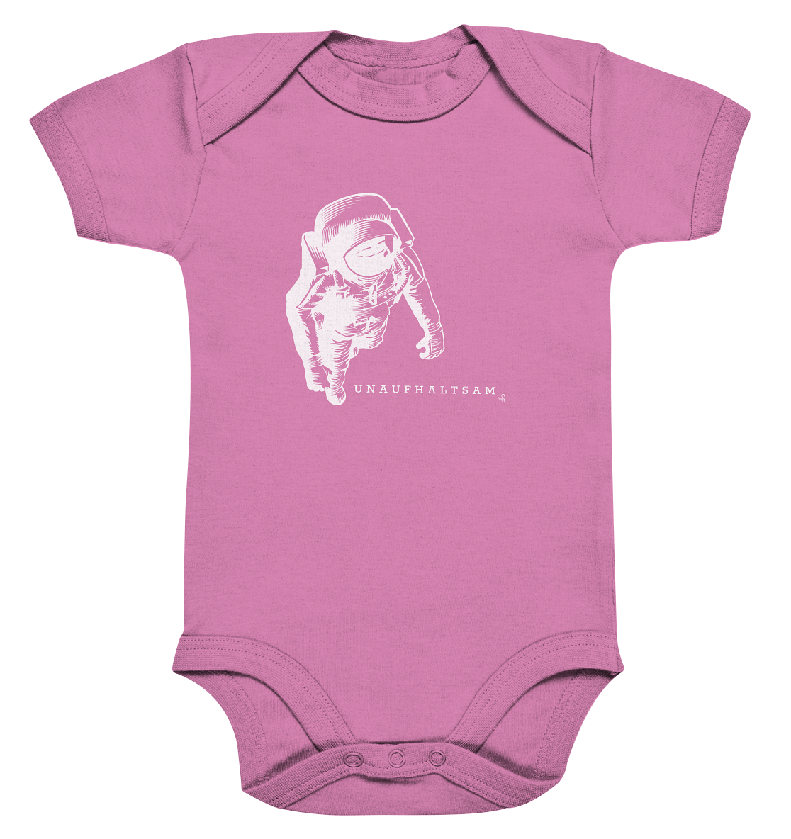 Unstoppable Astronaut - Organic Baby Bodysuit