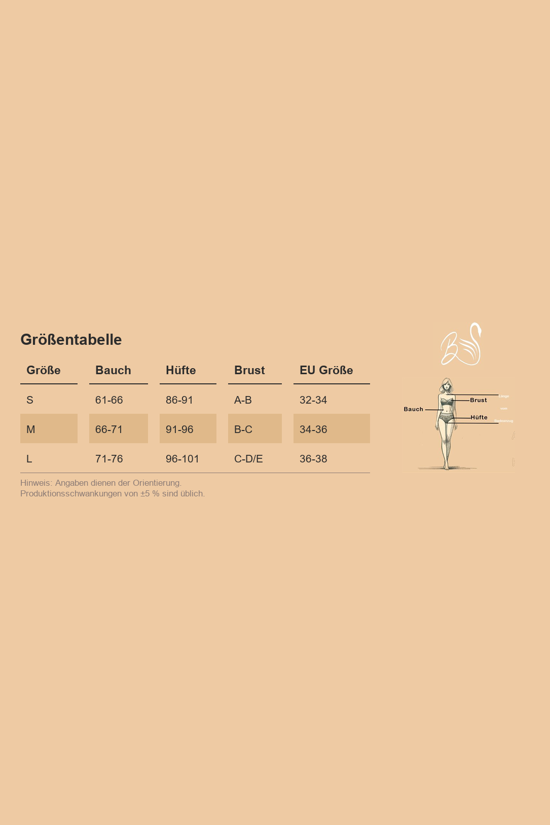 Größentabelle