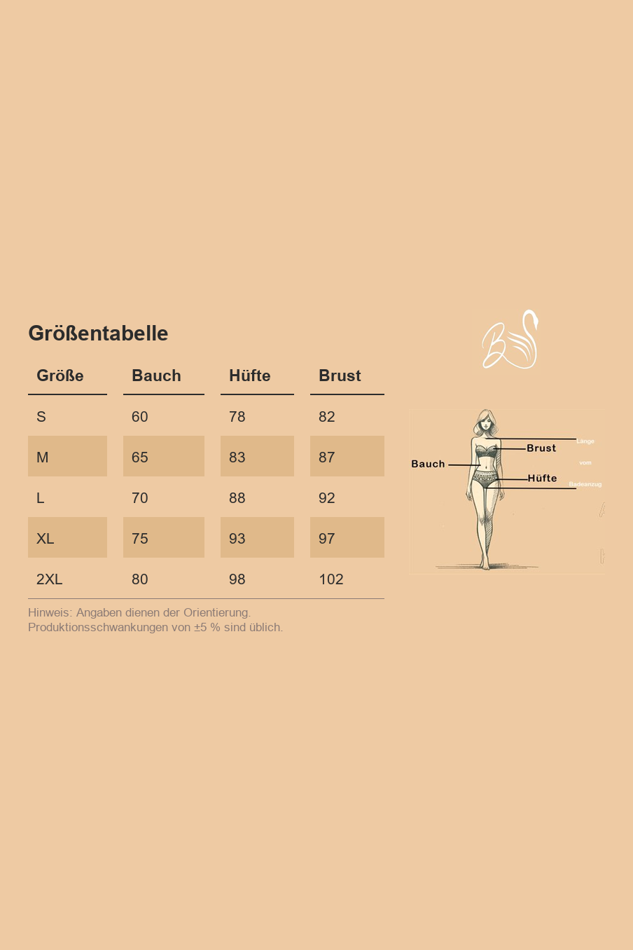 Größentabelle