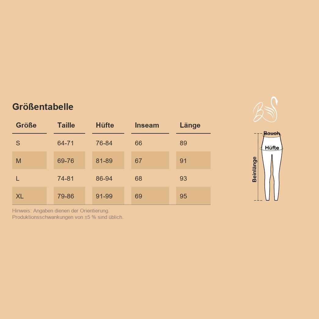 Größentabelle