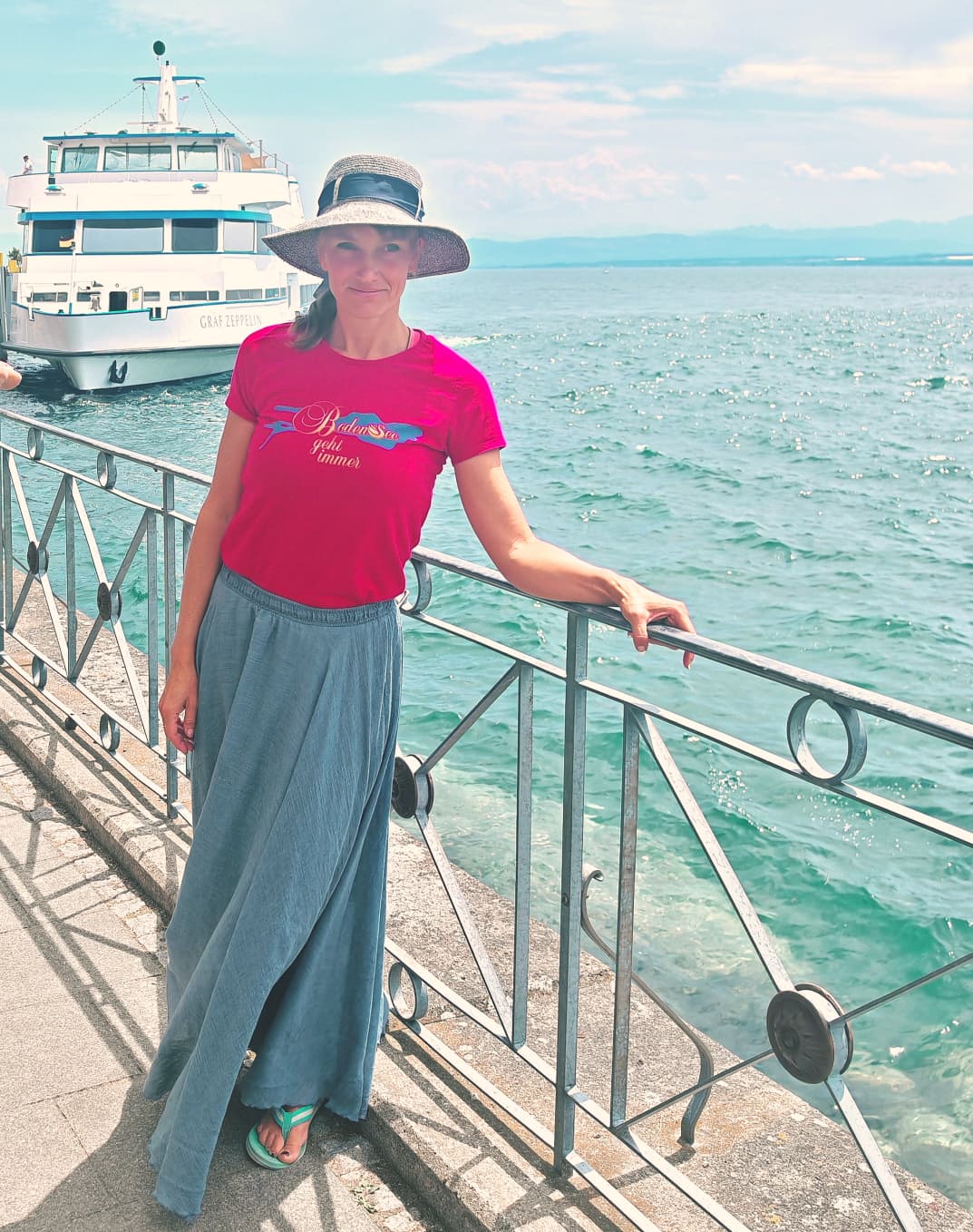 Damen T-Shirt Bodensee