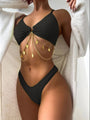 Bikini mit Kette im Oberteil