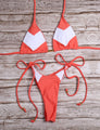 Bikini Damen  Triangel Print