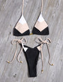 Bikini Damen  Triangel Print