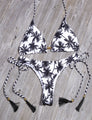 Bikini Damen  Triangel Print
