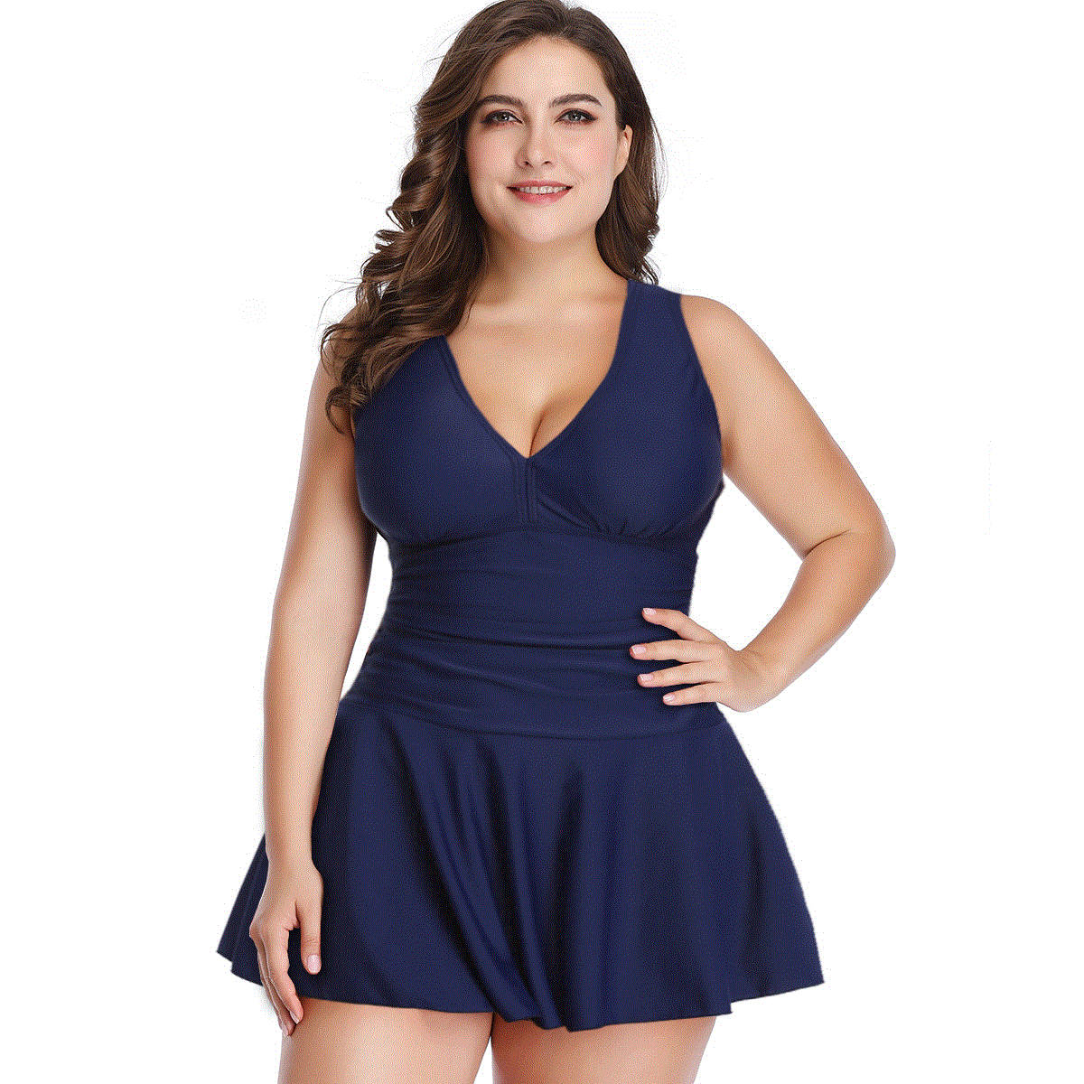 Plus-size women's swimsuit