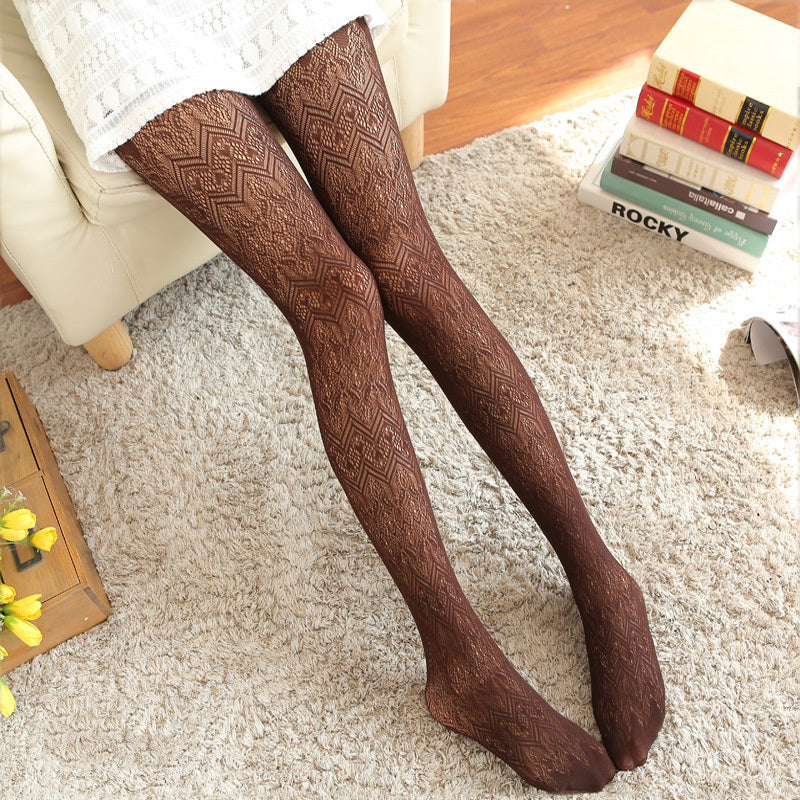 Lace tights, thin &amp; retro