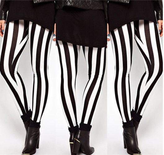 Leggings mit  Streifen