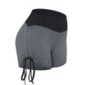 Kurze Fitness Leggings Wabenmuster