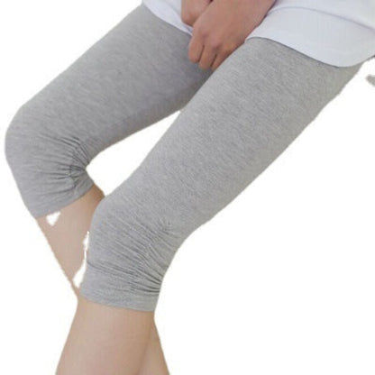black ruched leggings