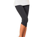 Cropped Leggings Plissee Baumwolle