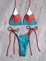 Bikini Damen  Triangel Print