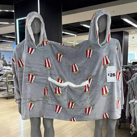 Popcorn Double Home Pajamas Creative Niche Design