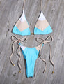 Bikini Damen  Triangel Print