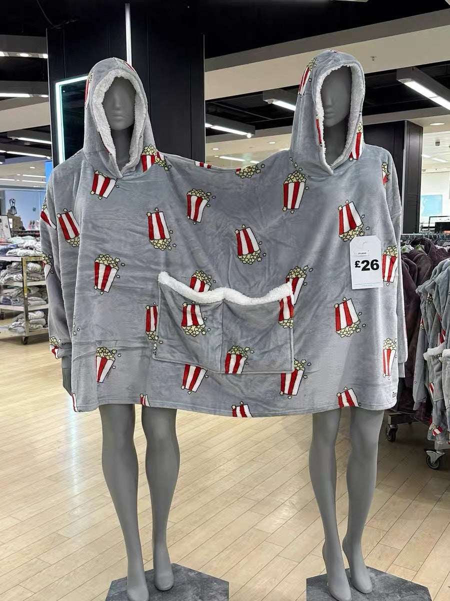 Popcorn Double Home Pajamas Creative Niche Design