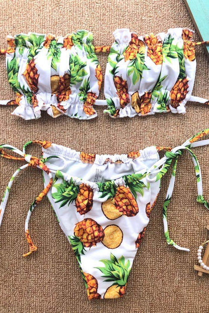 Bikini tropical floral women