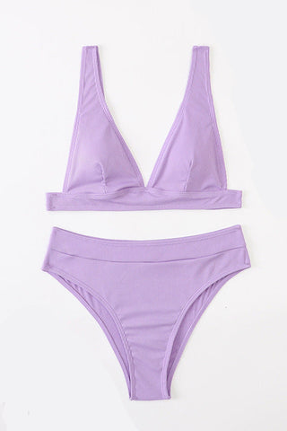 High Waisted Sexy Split Bikini
