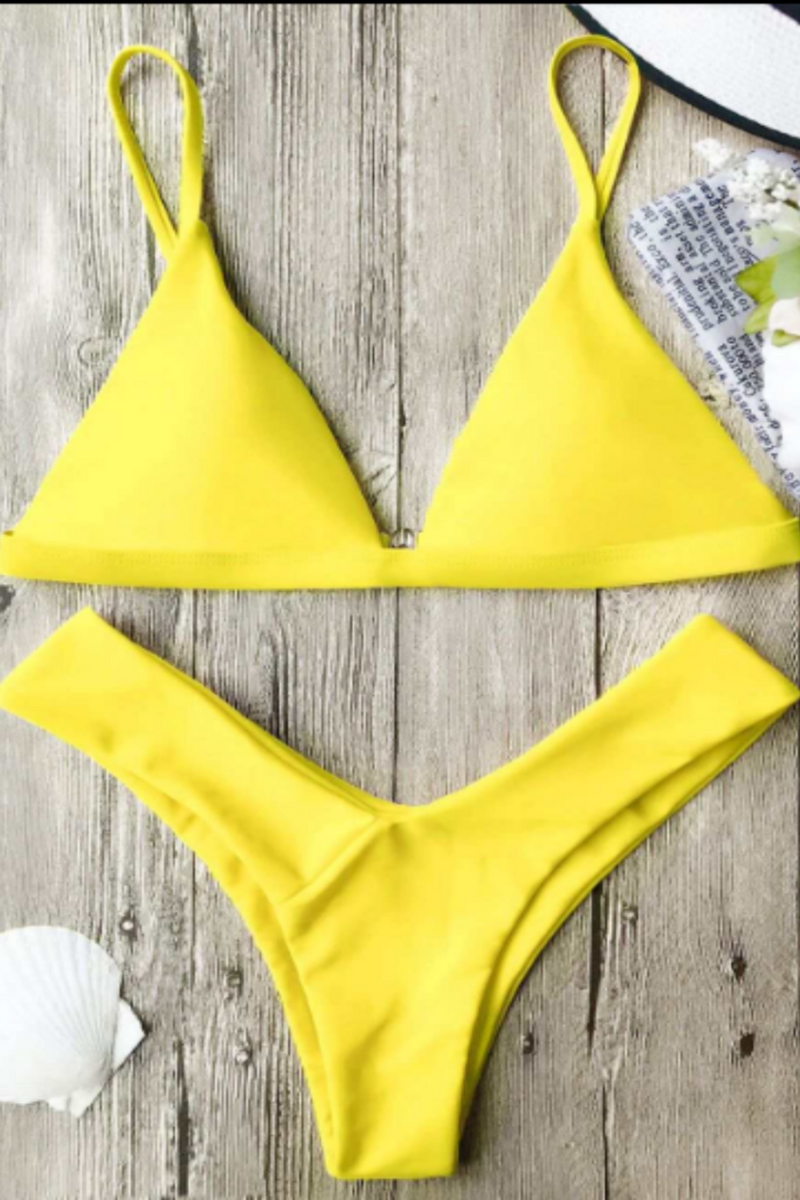 Bikini Damen – Trendfarben Gelb