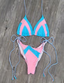 Bikini Damen  Triangel Print