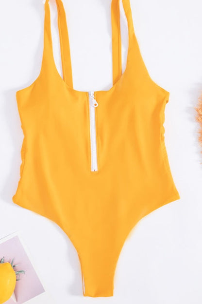 Yellow swimsuit for women