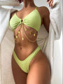 Bikini mit Kette im Oberteil