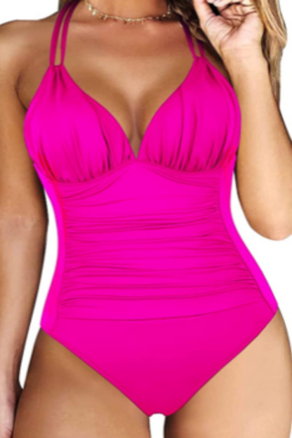 Badeanzug Damen Elegant Rosa