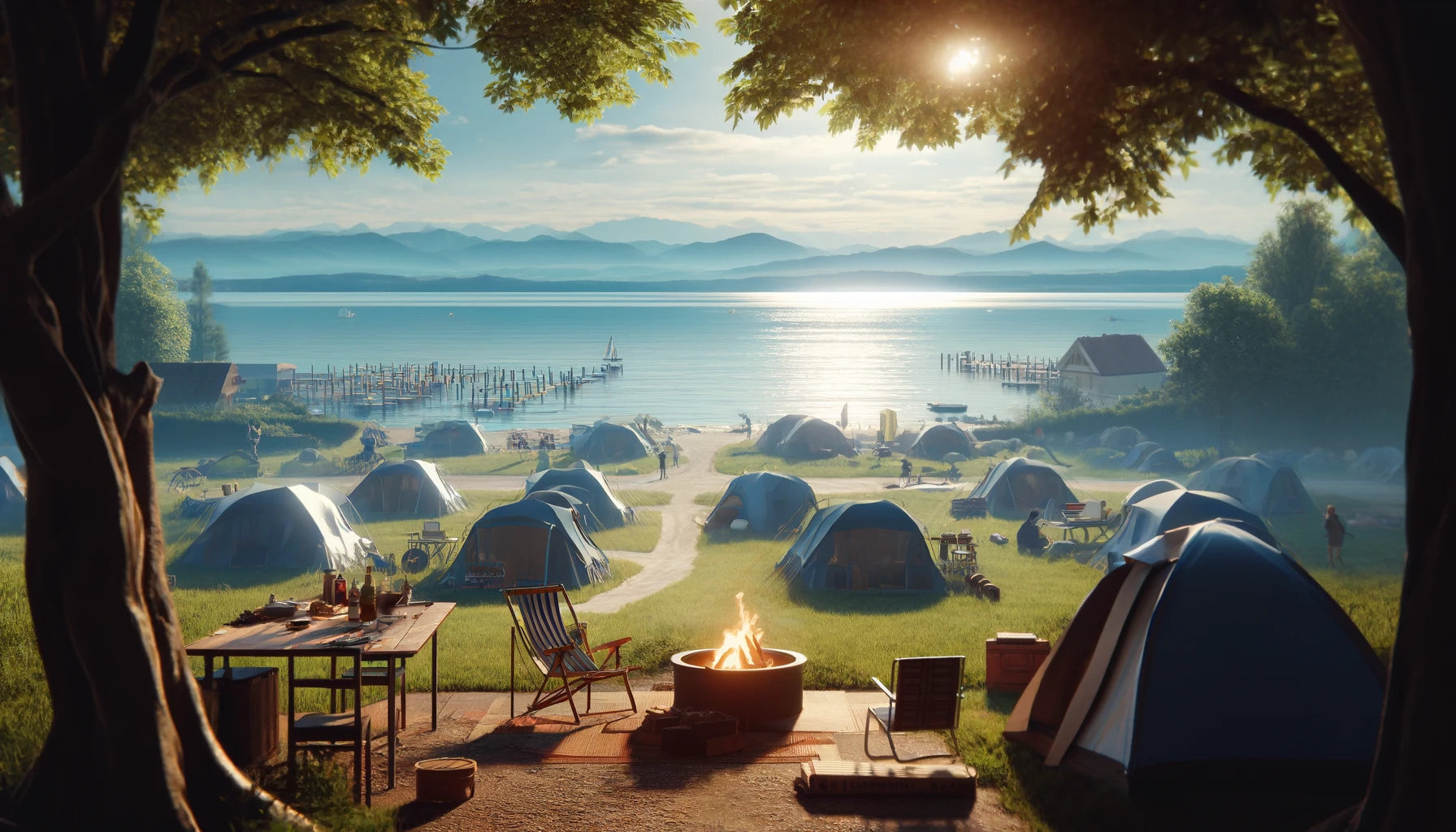 Camping at Lake Constance
