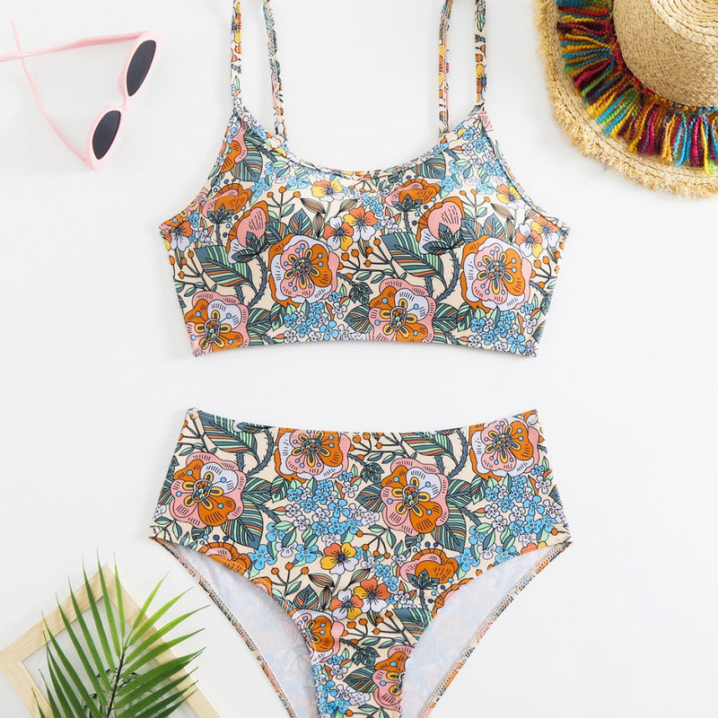 Florales Bikini-Set vorne