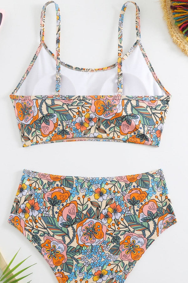 Florales Bikini-Set hinten
