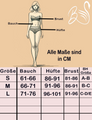 Damen-Bikini-Set dreiteilig marmoriert