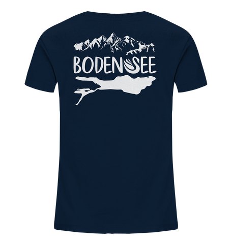 Bodensee weiß 2.1 Rücken - Kids Organic Shirt