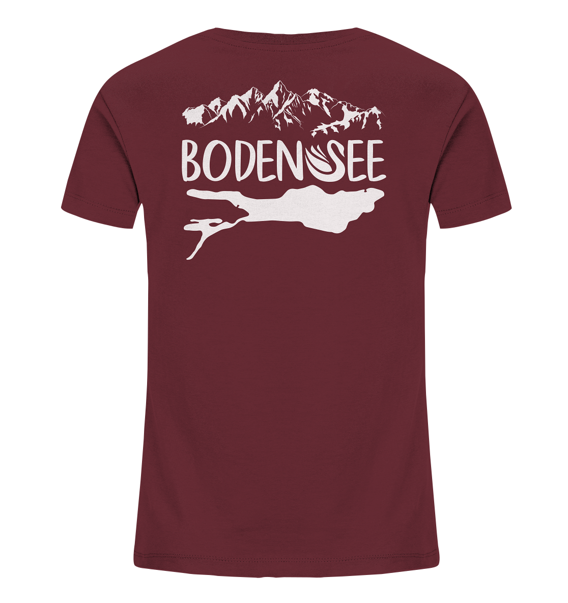 Bodensee weiß 2.1 Rücken - Kids Organic Shirt
