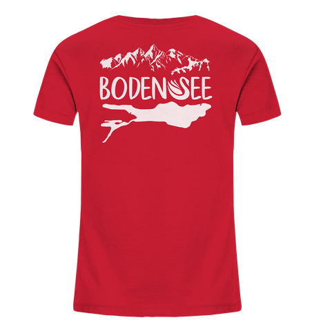 Bodensee weiß 2.1 Rücken - Kids Organic Shirt