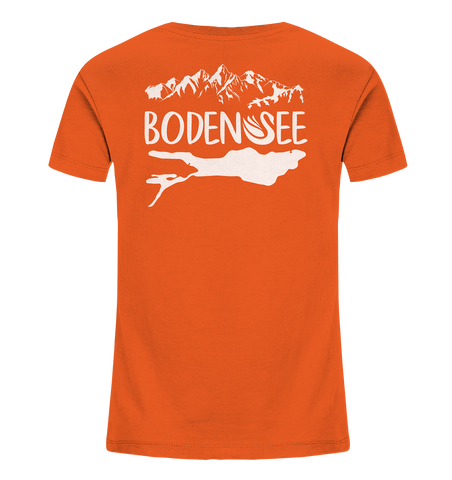 Bodensee weiß 2.1 Rücken - Kids Organic Shirt