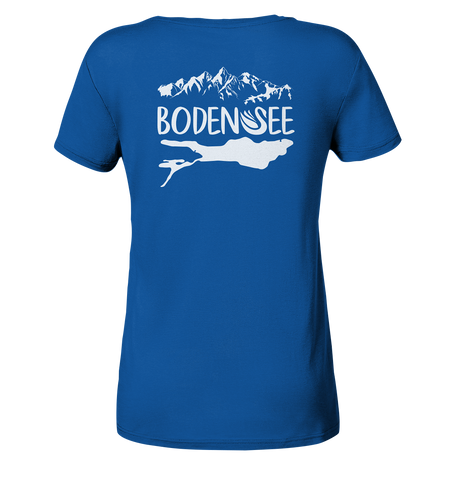 Bodensee weiß 2.1 Rücken - Ladies Organic Shirt