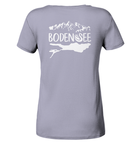 Bodensee weiß 2.1 Rücken - Ladies Organic Shirt