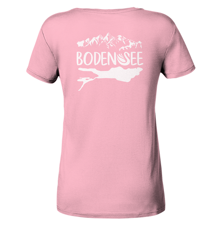 Bodensee weiß 2.1 Rücken - Ladies Organic Shirt