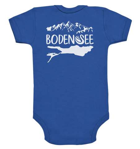 Bodensee weiß 2.1 Rücken - Organic Baby Bodysuite