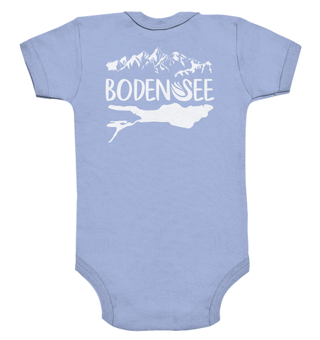 Bodensee weiß 2.1 Rücken - Organic Baby Bodysuite