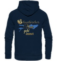 Schwäbisches Meer Rückseite - Organic Hoodie