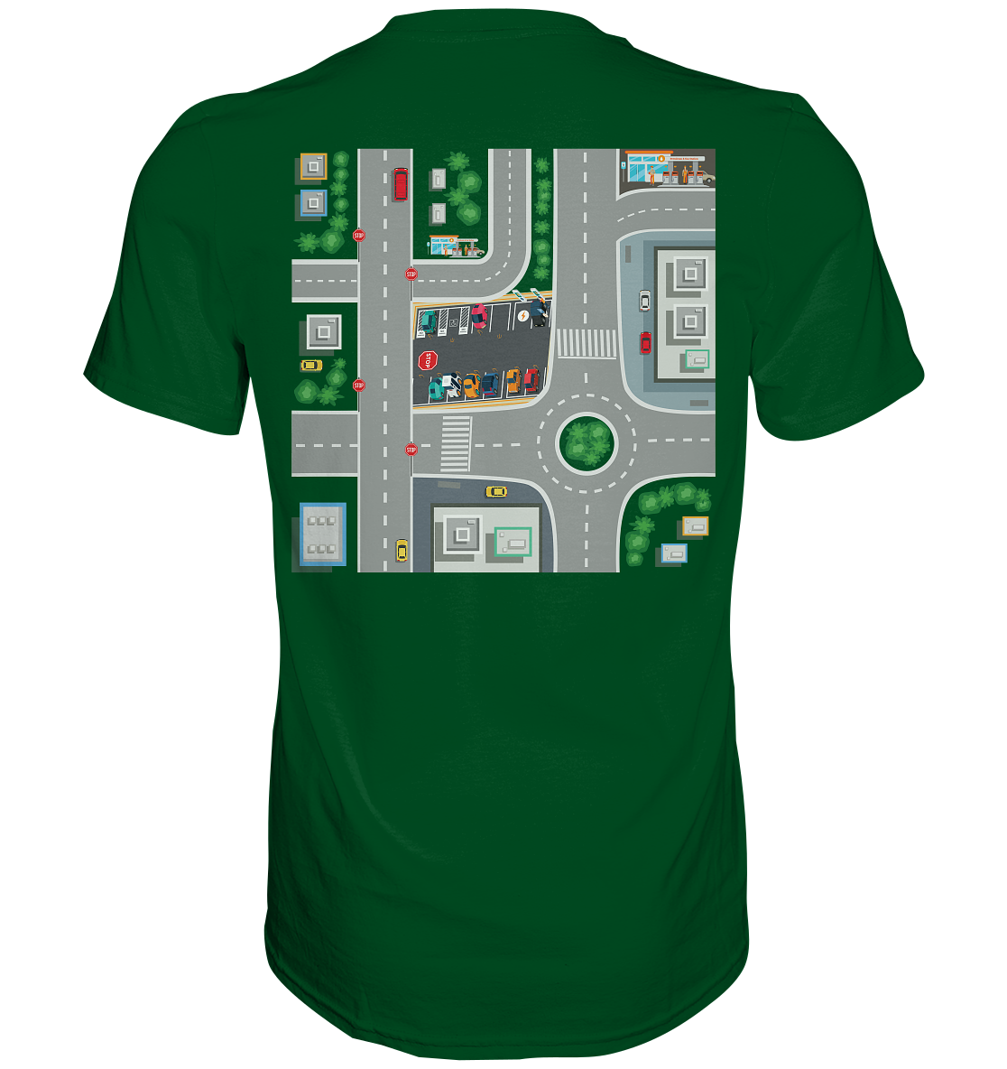 Dad T-Shirt Play Streets City Map