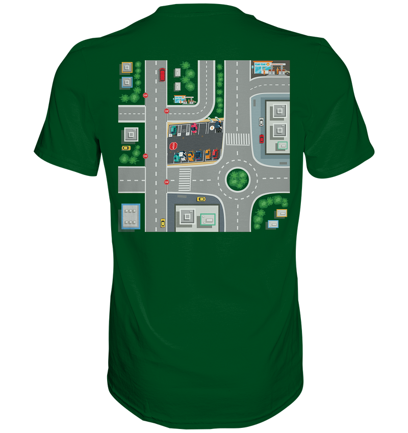 Dad T-Shirt Play Streets City Map