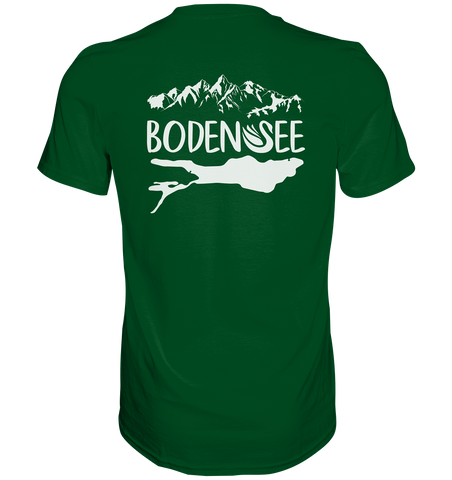 Bodensee weiß 2.1 Rücken - Premium Shirt