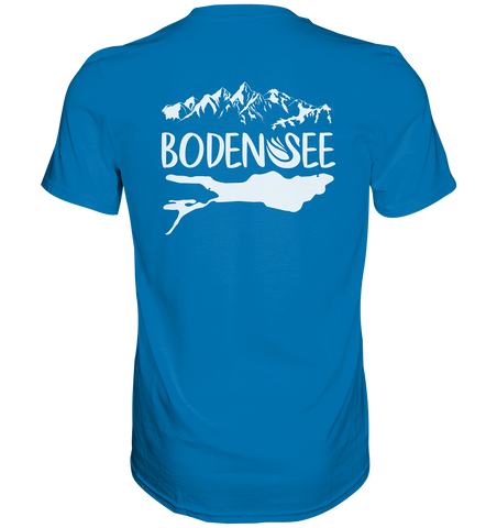 Bodensee weiß 2.1 Rücken - Premium Shirt