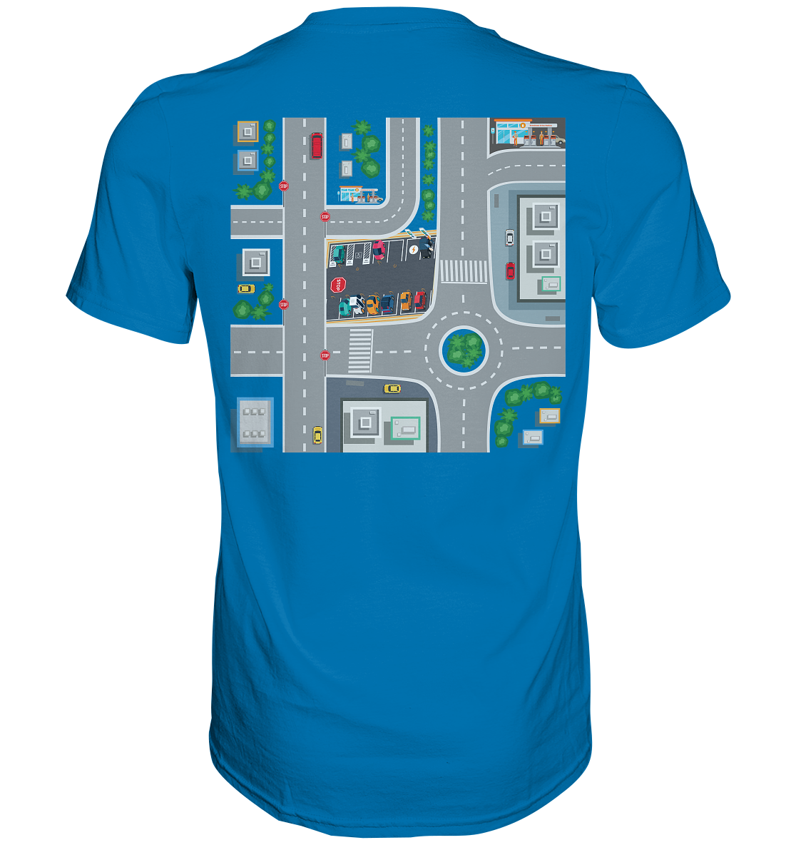 Dad T-Shirt Play Streets City Map