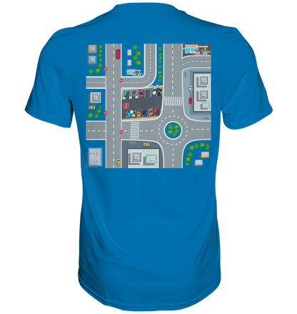 Dad T-Shirt Play Streets City Map