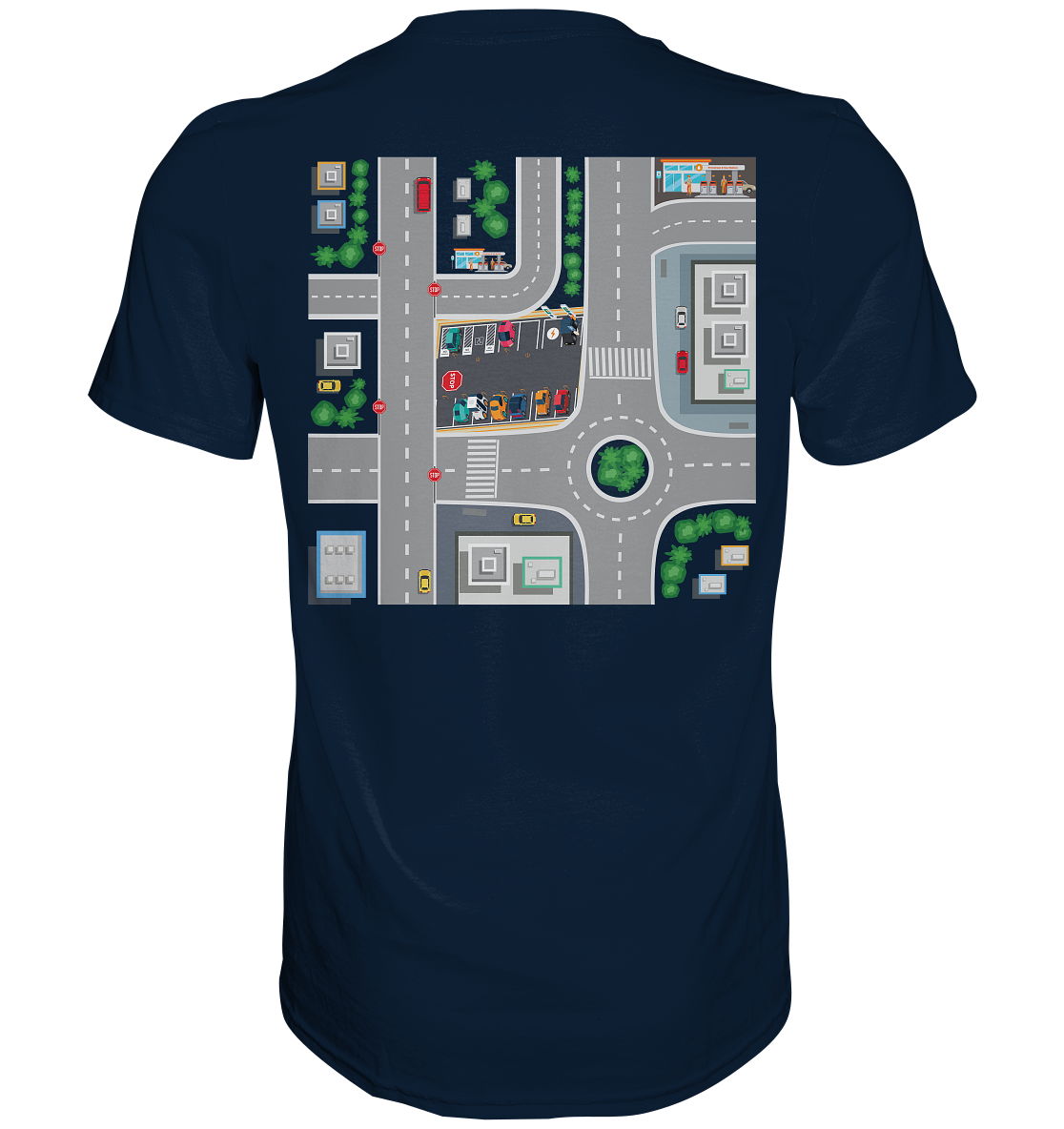 Dad T-Shirt Play Streets City Map