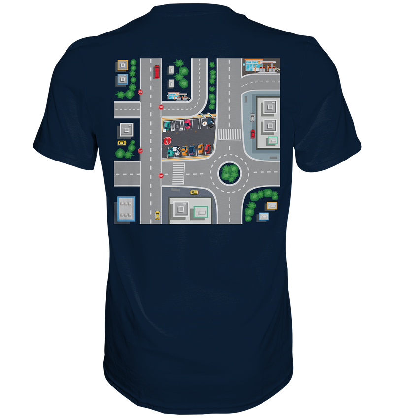 Dad T-Shirt Play Streets City Map