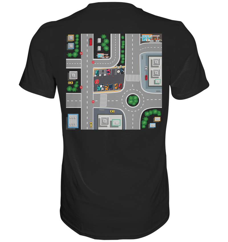 Dad T-Shirt Play Streets City Map