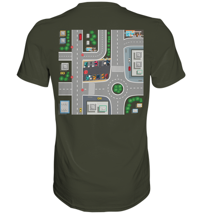 Dad T-Shirt Play Streets City Map